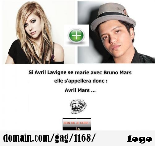 Avril Lavigne + Bruno Mars