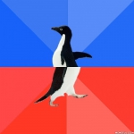 Socially Awkward and Awesome Penguin