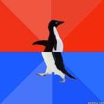 Socially Awesome and Awkward Penguin